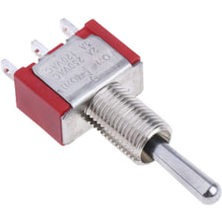 Interrupteur à levier Rs Pro On-Off-(On), 1RT, 5 a @ 250 v c.a. ( Prix pour 1 )