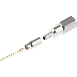 Rs Pro - Connecteur coaxial Mâle Droit, raccordement a sertir 50O Montage sur câble ( Prix pour 1 )