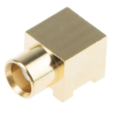 Rs Pro - Connecteur coaxial Femelle à angle droit, raccordement a souder 50O Montage sur ci ( Prix pour 1 )