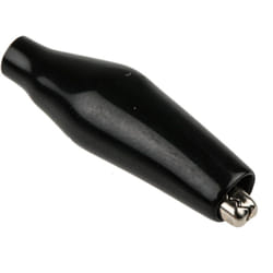 Rs Pro - Pince crocodile, noire ( Prix pour 1 )