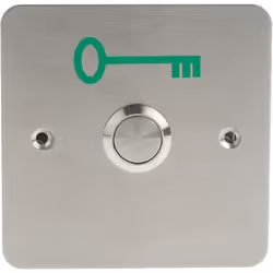 Légende = Clé Forme de bouton = Rond Matériau de bouton = Acier Inoxydable Courant nominal = 2A Hauteur = 85 mm Largeur = 85m ...