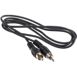 Rs Pro - Câble rca rca mâle rca mâle, 1m Noir ( Prix pour 1 )