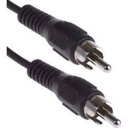 Connecteur A = RCA mâle Connecteur B = RCA mâle Longueur = 5m Couleur de gaine = Noir RS PRO 14
