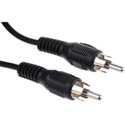 Rs Pro - Câble rca rca mâle rca mâle, 10m Noir ( Prix pour 1 )