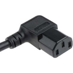 Rs Pro - Câble d'alimentation, Noir, Connecteur C13, cei, 250 v / 10 a, 2m ( Prix pour 1 )