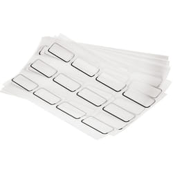 Rs Pro - Etiquette blanche 120 unités , Multi-usages ( Prix pour Sachet de 120 )