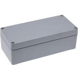 Rs Pro - Boîtier en Fonte d'aluminium, 175 x 80 x 57mm, Gris IP66 ( Prix pour 1 )