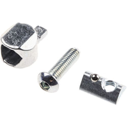 Connecteur universel RS PRO, profilé 30 mm, rainure 6mm en Zinc moulé ( Prix pour Sachet de 10 )