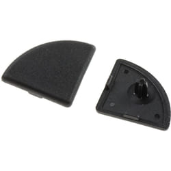 Capuchon Noir, Profilé de R40 x 40 mm ( Prix pour Sachet de 10 )