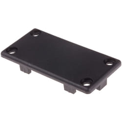 Rs Pro - Capuchon Noir, Profilé de 40 x 80 mm ( Prix pour Sachet de 10 )