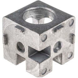 Rs Pro - Raccord en cube profilé 40 mm, l. 40mm, rainure 8mm en Aluminium moulé ( Prix pour 1 )