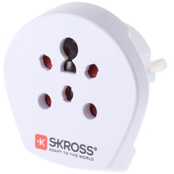 Adaptateur de voyage, Danemark à Europe, Inde, Israël ( Prix pour 1 )