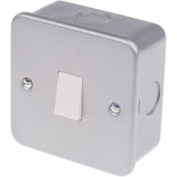 Rs Pro - Interrupteur d'éclairage Rocker IP20 Gris ( Prix pour 1 )