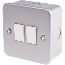 Rs Pro - Interrupteur d'éclairage Rocker IP20 Gris ( Prix pour 1 )