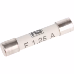 Gamme de courant = 1.25A Taille de fusible = 6.3 x 32mm Vitesse de fusion = F Plage de tension = 500V c.a. Matériau du corps  ...