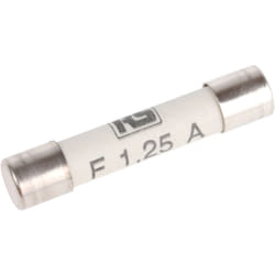Rs Pro - Cartouche fusible 1.25A, 6.3 x 32mm, Type f, 500V c.a.