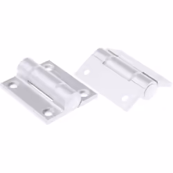 Matériau = Aluminium Type de charnière = Crosse Type de fermeture = Battant libre Largeur = 55mm Epaisseur = 4.5mm Mode de fi ...
