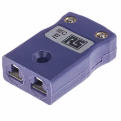 Type d'accessoire = Connecteur Pour être utilisé avec = Thermocouple type E Application = Connecteur en ligne miniature Taill ...