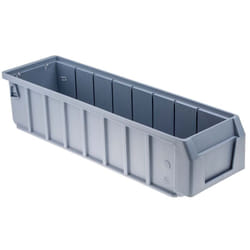 Rs Pro - Bac de rangement Bleu en pp, 400mm x 117mm x 90mm ( Prix pour Paquet de 10 )
