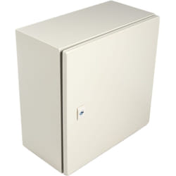 Rs Pro - Coffret mural en Acier ral 7032 dim. ext. 400 x 400 x 210mm, IP66 ( Prix pour 1 )