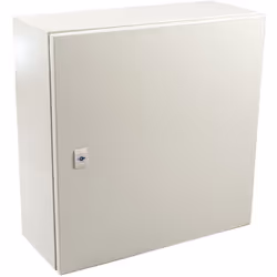 Hauteur externe = 500 mm Largeur externe = 500 mm Profondeur externe = 210mm Matériau du corps = Acier Porte transparente = N ...