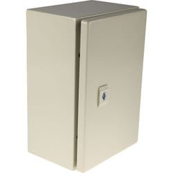 Rs Pro - Coffret mural en Acier ral 7032 dim. ext. 300 x 200 x 150mm, IP66 ( Prix pour 1 )
