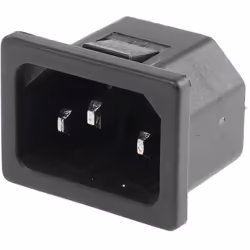 Description générale Ce connecteur IEC de type C14 est conçu pour un montage rapide. Il est de genre mâle et offre une orient ...