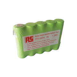 Bloc batterie rechargeable Rs Pro 6V NiMH 1.3Ah aa x 5 ( Prix pour 1 )
