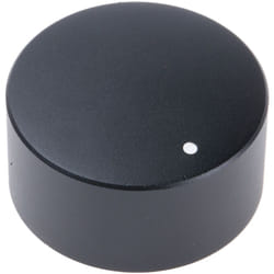 Bouton de potentiomètre RS PRO, Axe de 6mm, Diamètre de 35mm, Enfichable ( Prix pour 1 )