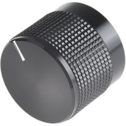 Rs Pro - Bouton de potentiomètre Axe de 6mm, Diamètre de 20mm, Enfichable ( Prix pour 1 )