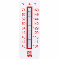 Sensibilité minimale de température = 40°C Sensibilité maximum de la température = 71°C Nombre de niveaux de températures = 9 ...
