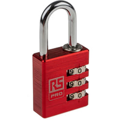 Rs Pro - Cadenas à combinaison en Aluminium, ø anse 5mm ( Prix pour 1 )