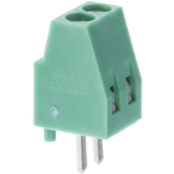 Rs Pro - Bornier pour circuit imprimé 2 contacts 1 rangée(s) pas de 2.54mm