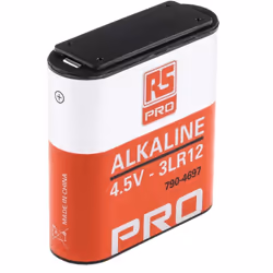 Taille = 3LR12 Tension nominale = 4.5V Chimie = Alcaline Capacité = 4.4Ah Dimensions = 62 x 22 x 67mm Tenir hors de portée et ...