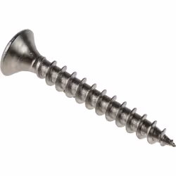 Taille de filetage = 4mm Forme de tête = Fraisée Type d'entrainement = Pozidriv Matériau = Acier Inoxydable Type d'acier inox ...