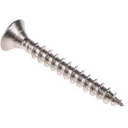 Taille de filetage = 5mm Forme de tête = Fraisée Type d'entrainement = Pozidriv Matériau = Acier Inoxydable Type d'acier inox ...