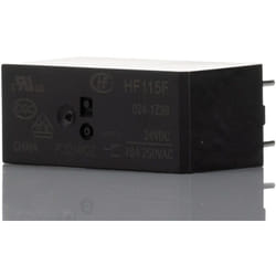Rs Pro - Relais sans accrochage 1 rt, bobine 24V c.c. Montage sur ci 400mW ( Prix pour 1 )