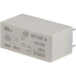 Rs Pro - Relais sans accrochage 2 rt, bobine 24V c.a. Montage sur ci 750mW ( Prix pour 1 )