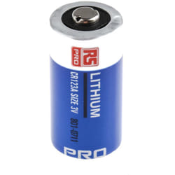 Pile CR123A, 3V Rs Pro Lithium Manganèse Dioxyde, 1.7Ah ( Prix pour 1 )