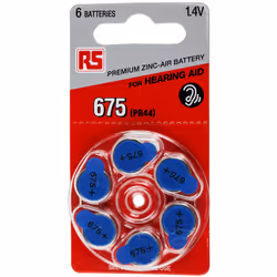 Taille = PR44 Chimie = Zinc-air Tension nominale = 1.4V Capacité = 300mAh Type de terminaison = Standard Diamètre = 11.6mm Di ...