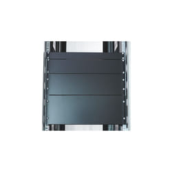 Panneau d'obturation 1U, 483 x 9mm, Gris ( Prix pour 1 )
