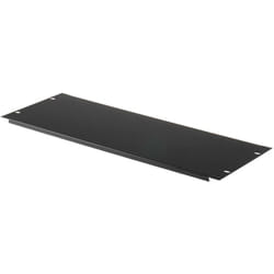 Rs Pro - Panneau d'obturation 4U, 483 x 9mm, Noir ( Prix pour 1 )
