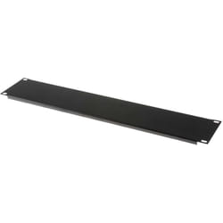 Rs Pro - Panneau d'obturation 2U, 483 x 9mm, Noir ( Prix pour 1 )
