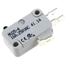 Rs Pro - Microrupteur à bouton poussoir, 1 rt, 16 a @ 250 v c.a., a souder 250V c.a. ( Prix pour 1 )