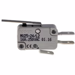 Type d'actionneur = Levier long droit Type de terminaison = Connexion rapide Courant de contact = 16 A @ 250 V c.a. Configura ...