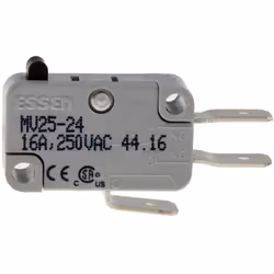 Type d'actionneur = Poussoir Type de terminaison = Connexion rapide Courant de contact = 16 A @ 250 V c.a. Configuration de c ...