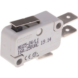Rs Pro - Microrupteur Levier court, 1 rt, 16 a @ 250 v c.a., Connexion rapide 250V c.a. ( Prix pour 1 )