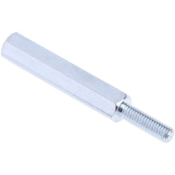 Rs Pro - Entretoise filetée longueur 25mm, Mâle / Femelle, M3 x M3 ( Prix pour Sachet de 50 )