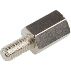 Rs Pro - Entretoise filetée longueur 10mm, Mâle / Femelle, M4 x M4 ( Prix pour Sachet de 50 )