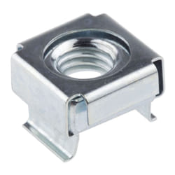Rs Pro - crou-cage, Acier, M8, Découpe panneau 12.8 x 12.8mm ( Prix pour Sachet de 50 )